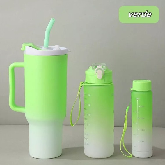 Kit Garrafa – Copo – Beber Água - P0008